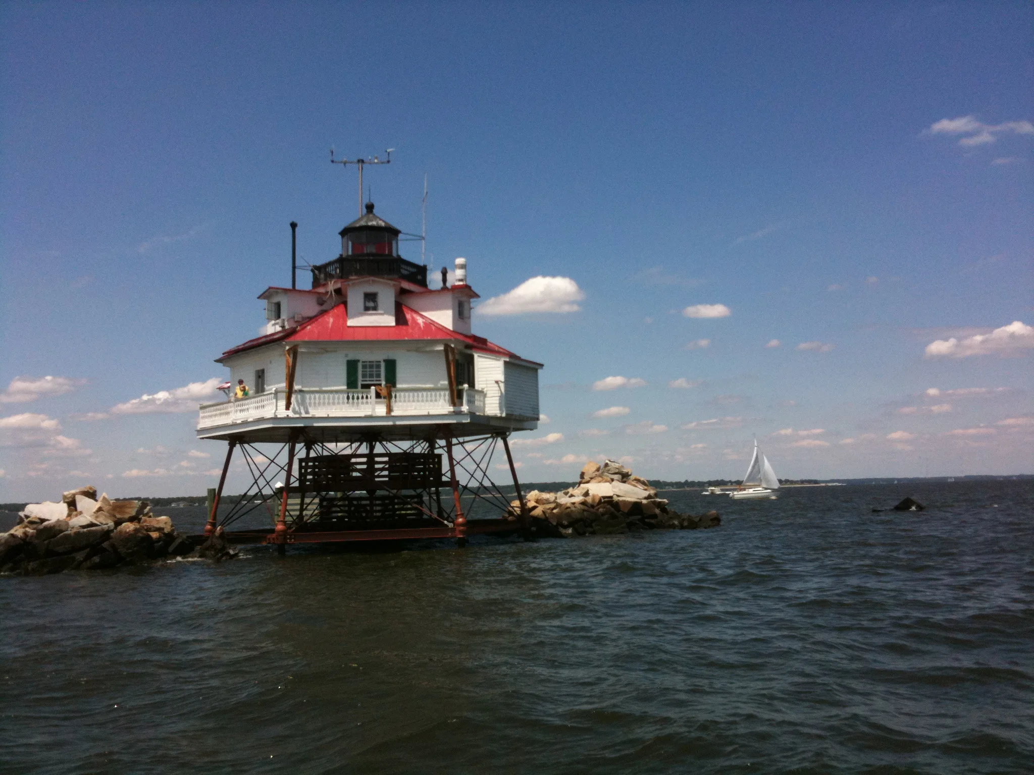 Thomas Point Lighthouse on the Chesapeake Bay