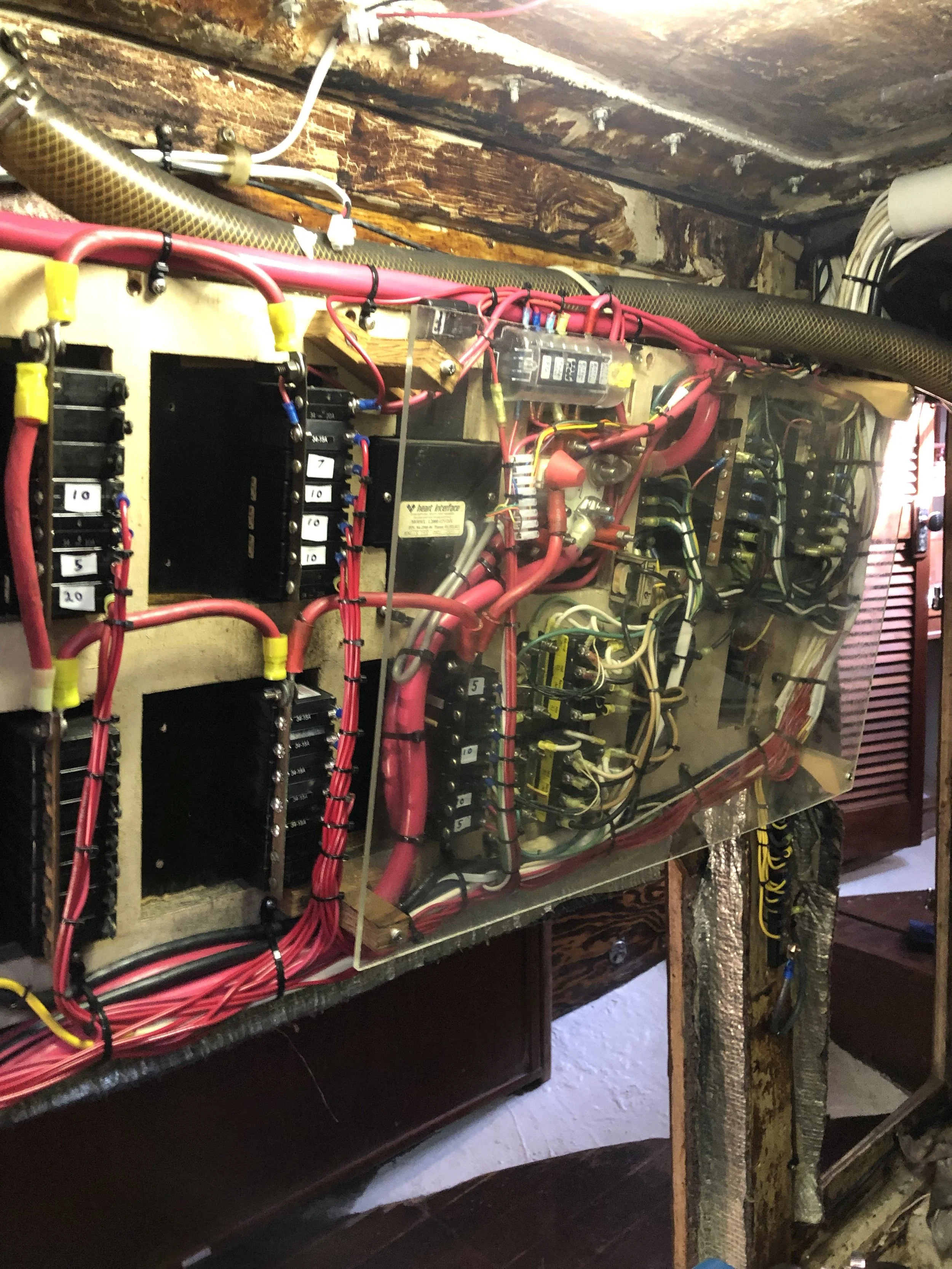 Dillon 47' sailboat wiring — after