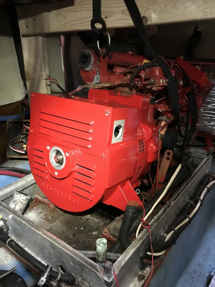 Westerbeke 8 kW genset repair — photo 4