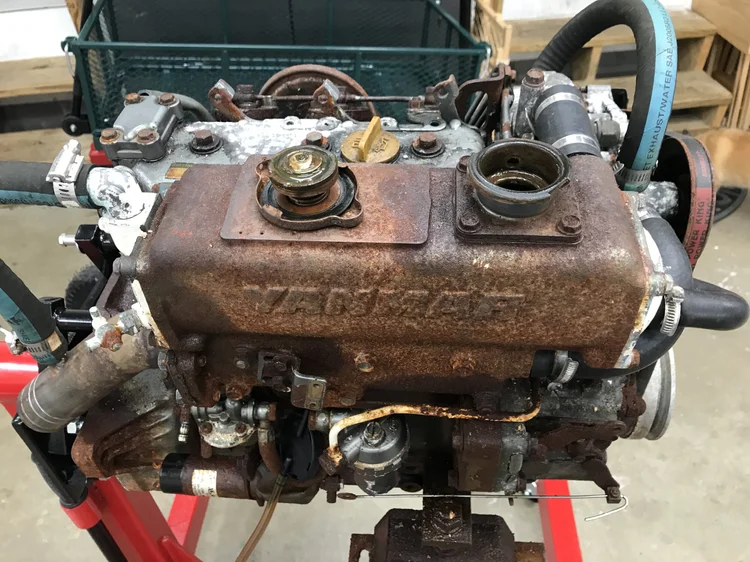 Yanmar 3GM30 engine rebuild — photo 1